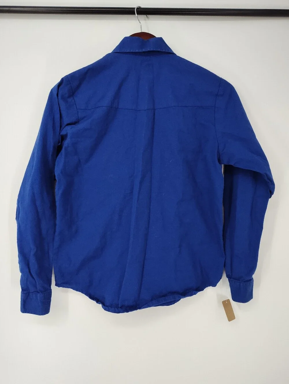 Western Express Boys' Long-Sleeve Button-Down Shirt in Royal Blue Size X Large